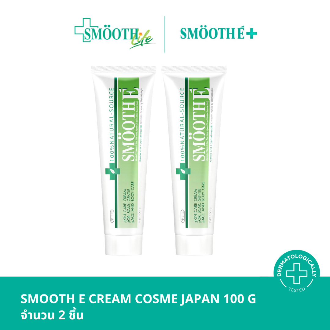 (Pack 2) Smooth E Cream Cosme Japan 100 G.