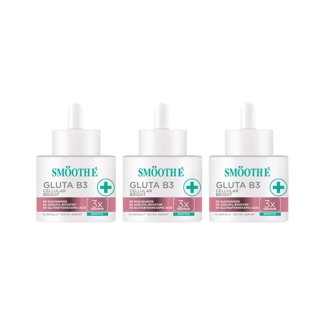 [Pack 3] Smooth E Gluta B3 Cellular Bright Serum 13g. / 30g.