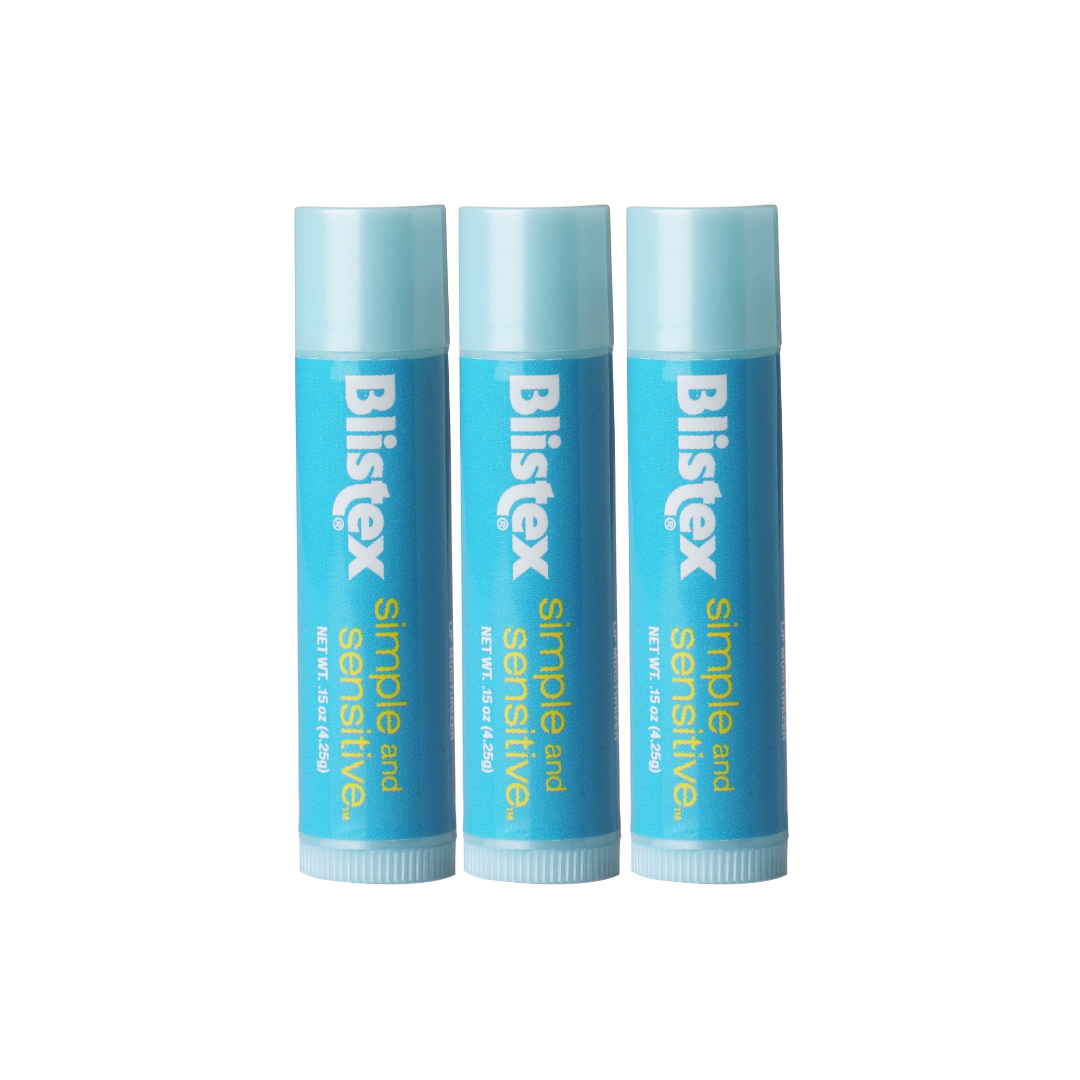 [Pack 3] Blistex Simple And Sensitive Lip Balm