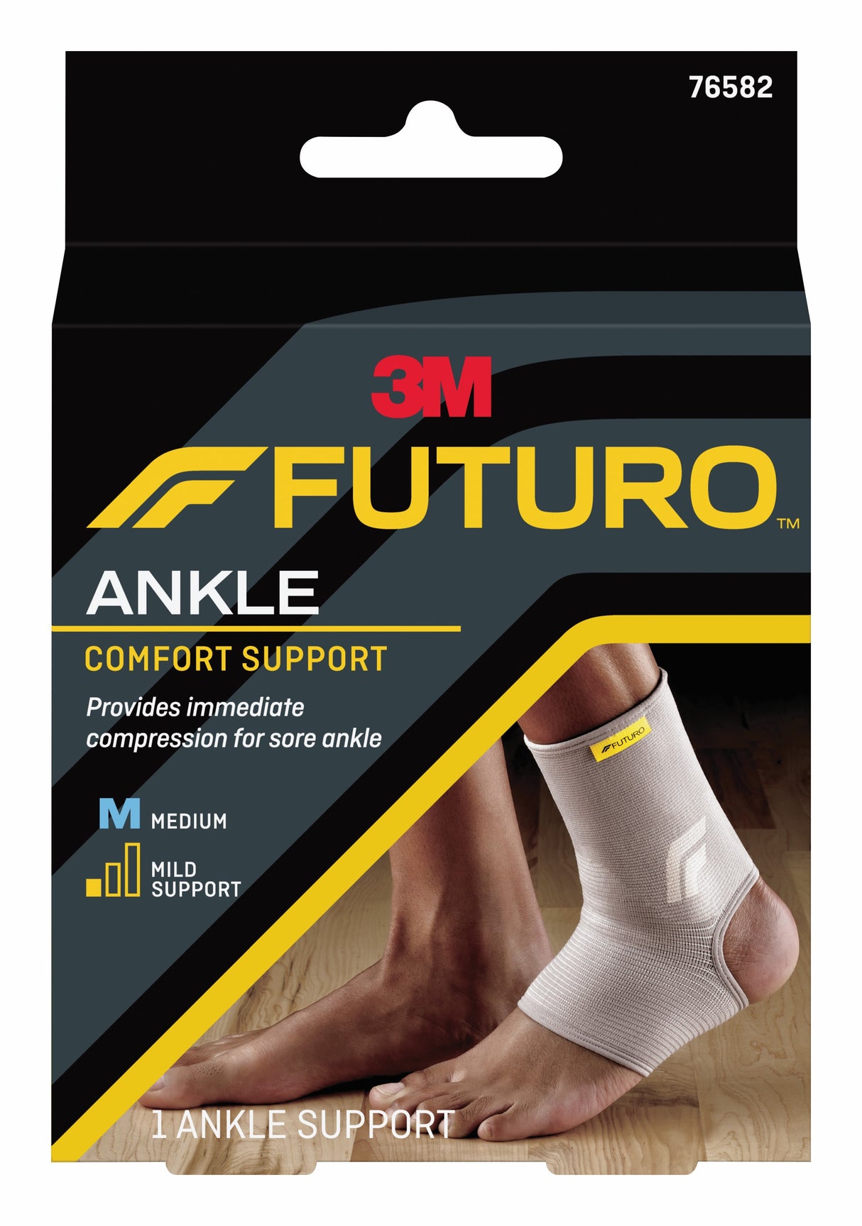 3M FUTURO COMFORT ANKLE SUPPORT (M) BEIGE