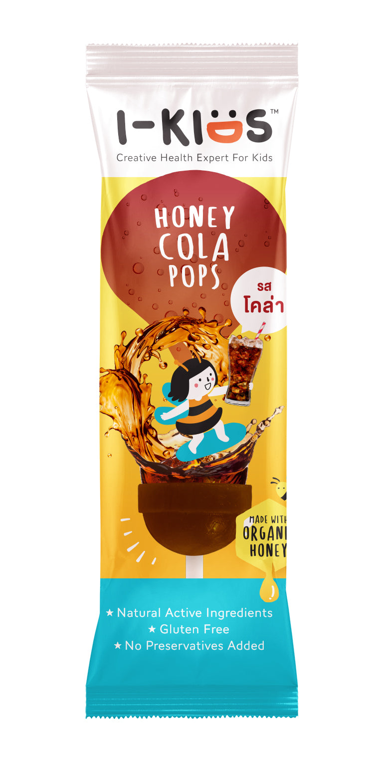 I-KIDS HONEY COLA POPS (1X10'S)#