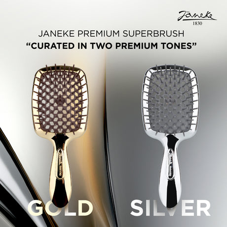 [NEW]  Janeke Premium Superbrush Silver