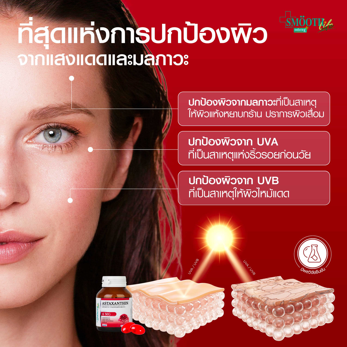Smooth Life Astaxanthin 6 MG.