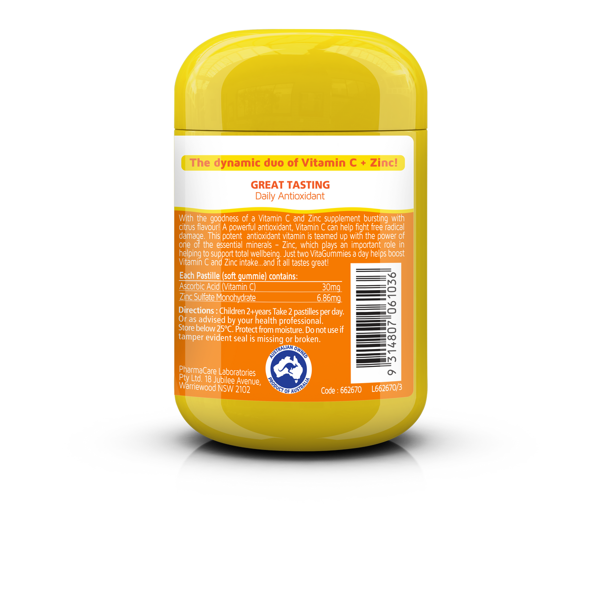 NW KIDS GUMMIES C+ZINC 60'S