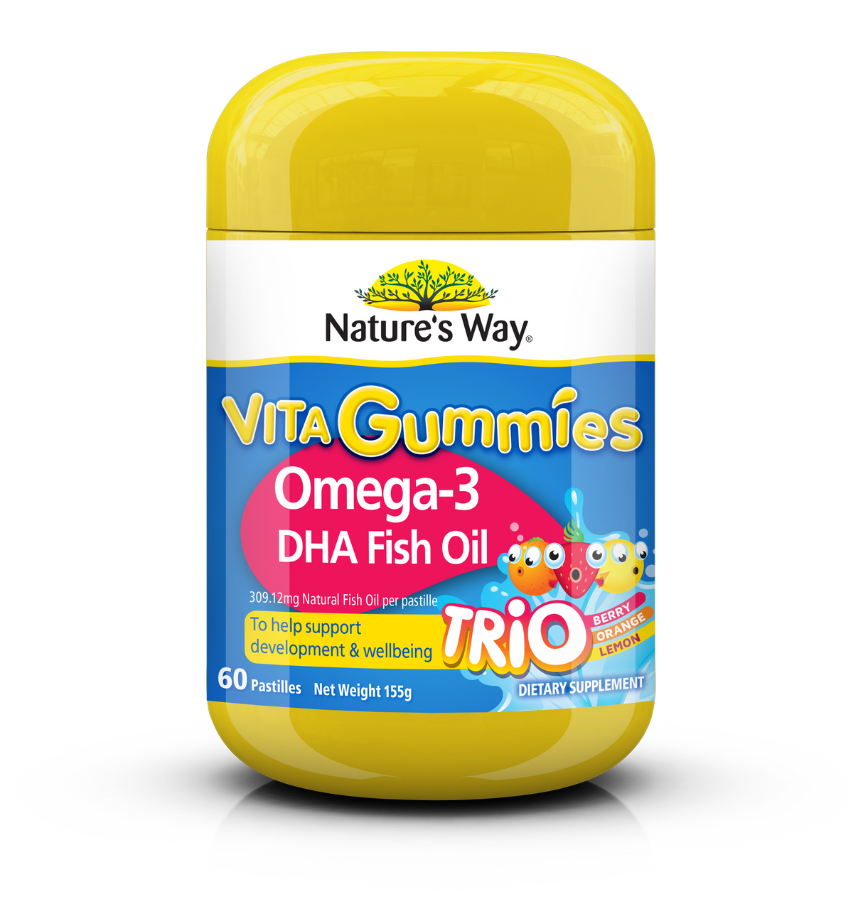 NW OMEGA 3 VITA GUMMIES TRIO 60'S#