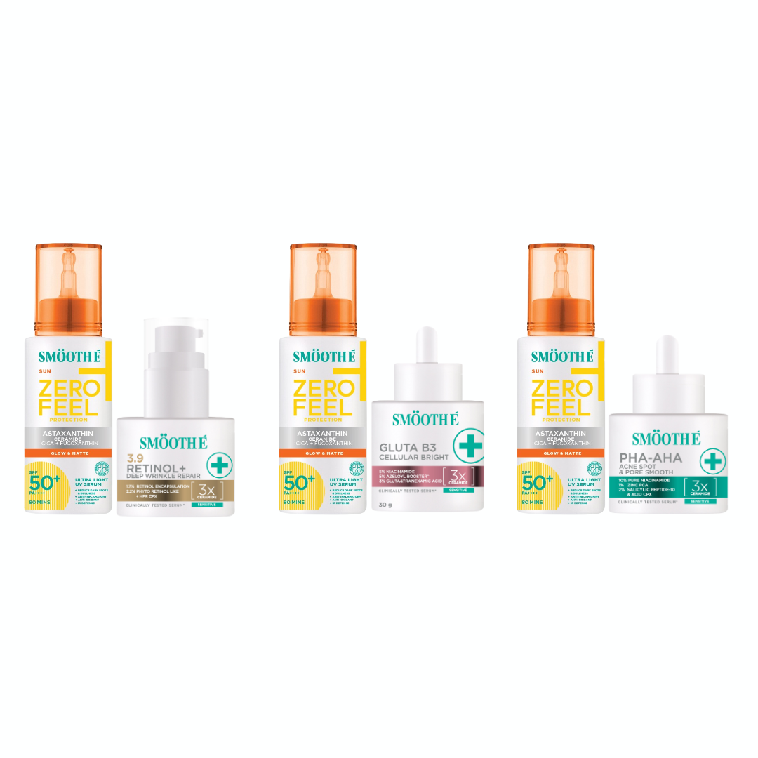 [Duo Deal] Smooth E Sun ZERO Feel Protection 30 g. & Smooth E Serum 13 g.