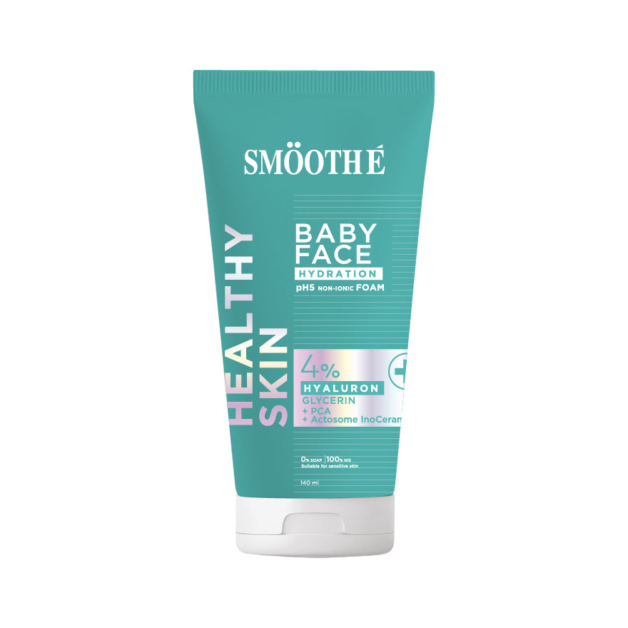 [Pack 6] Smooth E Babyface Hydration Foam 140 ml.