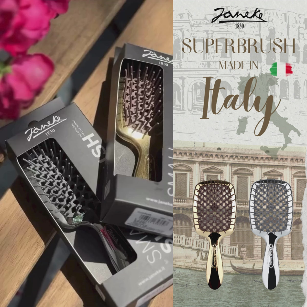 [NEW]  Janeke Premium Superbrush Silver