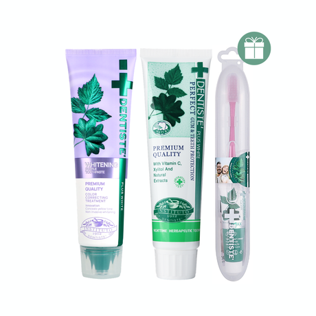 [Buy 2 Free 1] Dentiste Travel pack set