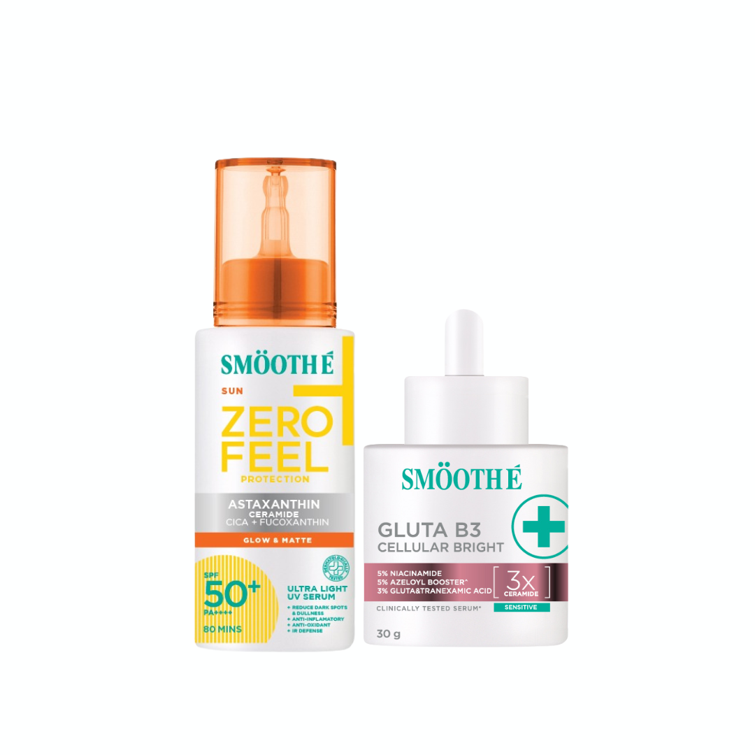 [Duo Deal] Smooth E Sun ZERO Feel Protection 30 g. & Smooth E Serum 13 g.
