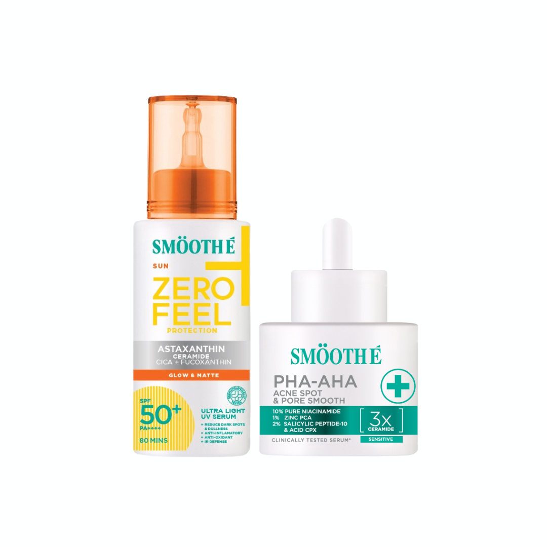 [Duo Deal] Smooth E Sun ZERO Feel Protection 30 g. & Smooth E Serum 13 g.
