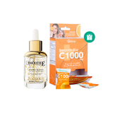 [1 Free 1] Smooth E 24K Gold Serum 30 ml. Free Smooth BIO C 1000 mg.