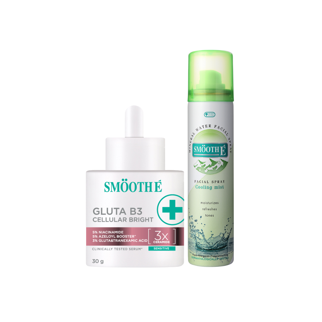 (Deal Duo) Smooth E Clinical Dose Serum 30g. free Smooth E Mineral Spray 100 ml.