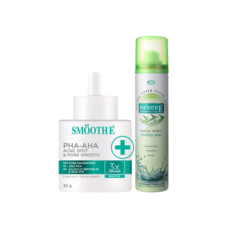(Deal Duo) Smooth E Clinical Dose Serum 30g. free Smooth E Mineral Spray 100 ml.