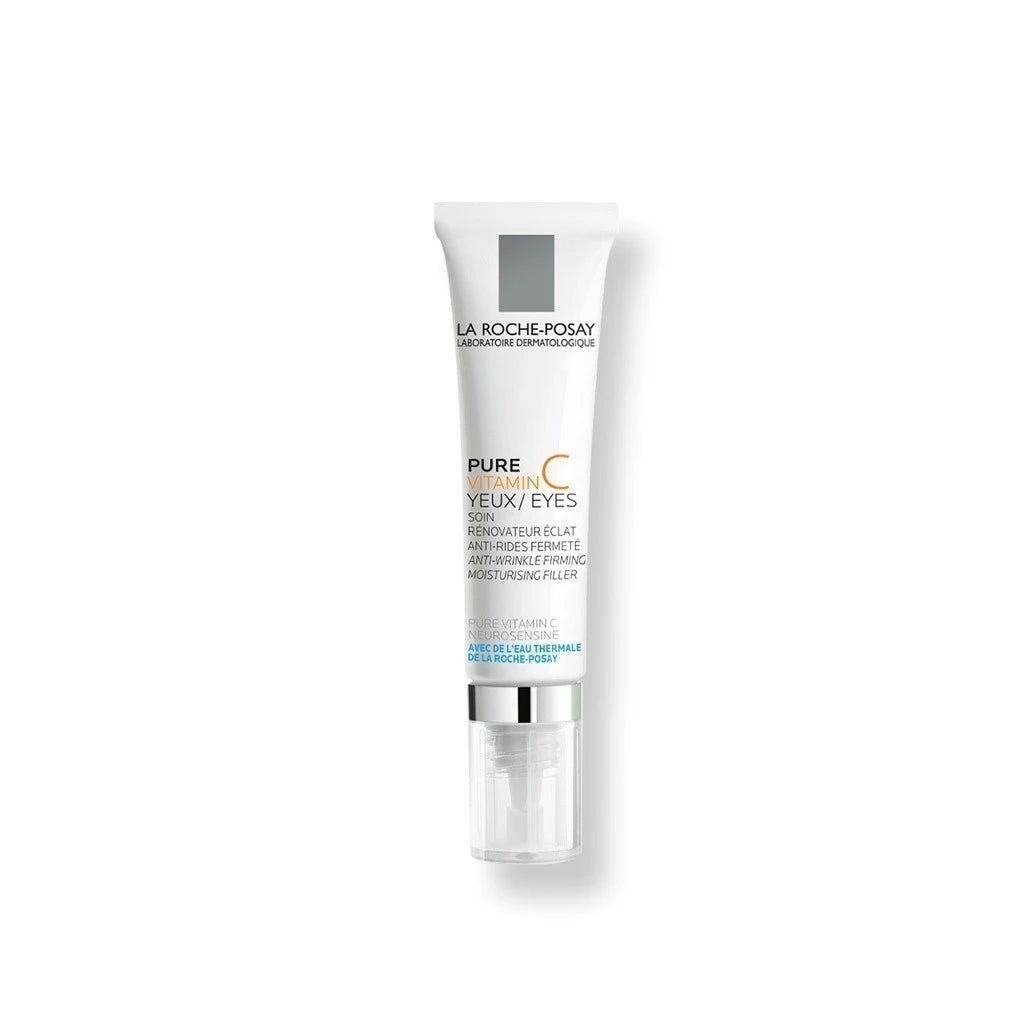 La Roche-Posay Redermic [C] Eye Anti-aging ลา โรช-โพเซย์ ครีมลดเลือนริ้วรอยรอบดวงตา 15ml.(ครีมทาใต้ตา ครีมบำรุงรอบดวงตา)