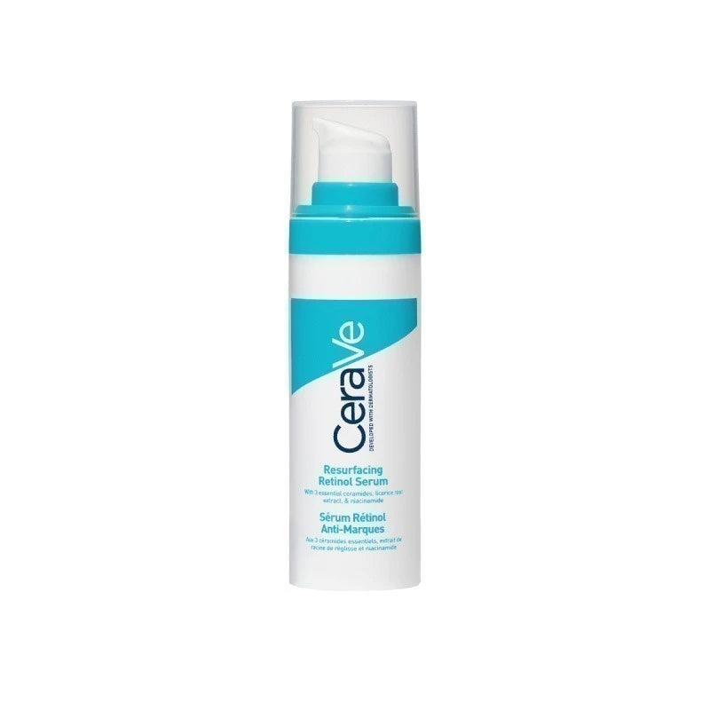 CERAVE Resurfacing Retinol Serum เรตินอลเซรั่ม 30ml. ผลิตภัณฑ์บำรุงผิวหน้าสำหรับผู้มีปัญหารอยดำรอยสิว