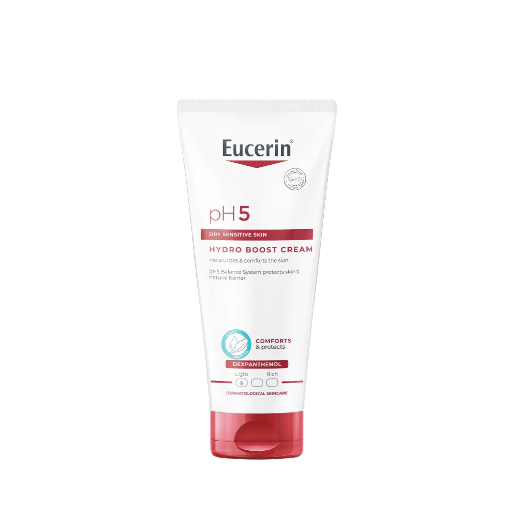 Eucerin pH5 DRY SENSITIVE SKIN HYDRO BOOST CREAM 200 ML ยูเซอริน โลชั่นสูตรเข้มข้น เนื้อบางเบา
