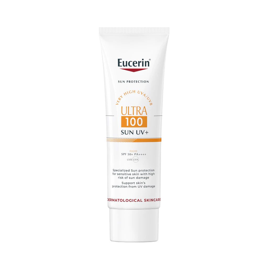 Eucerin SUN ULTRA 100 UV+ 80 ML กันแดดปกป้องสูงพิเศษ SPF 100